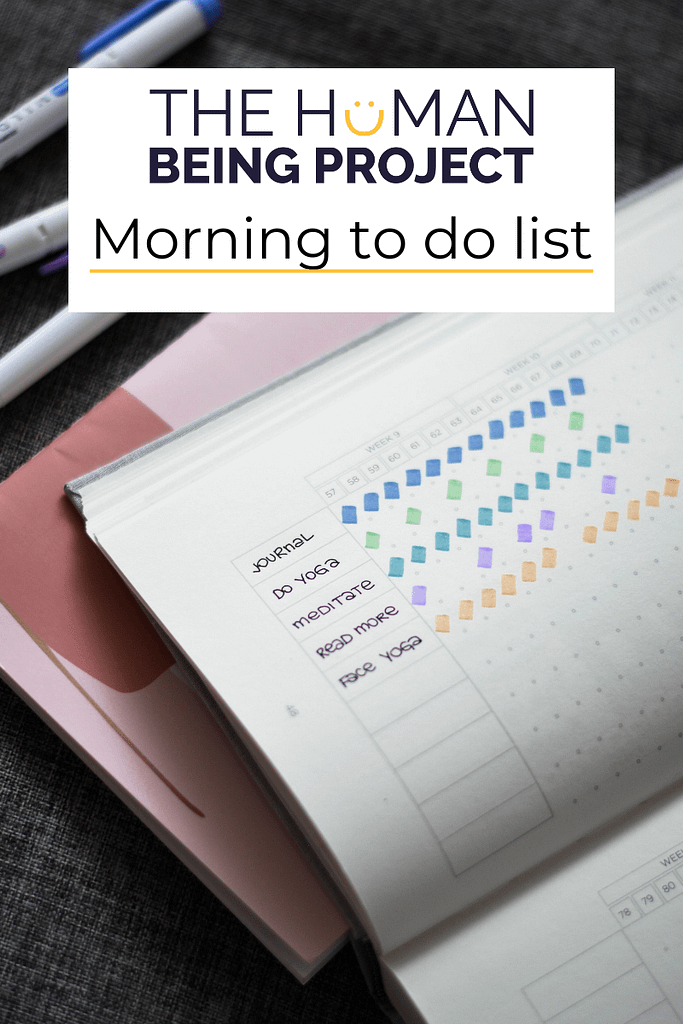 morning to do list